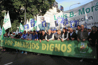 Multitudinária marcha da Federação de Trabalhadores das Indústrias de Alimentação (Ftia)