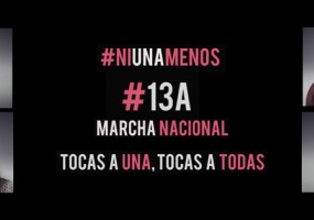 Ni Una Menos marcha en Lima