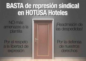 CCOO denuncia represión y persecución sindical en el Grupo Hotusa